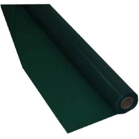 Omg 763124 40 in. x 100 ft. Plastic Table Roll; Hunter Green OM137506